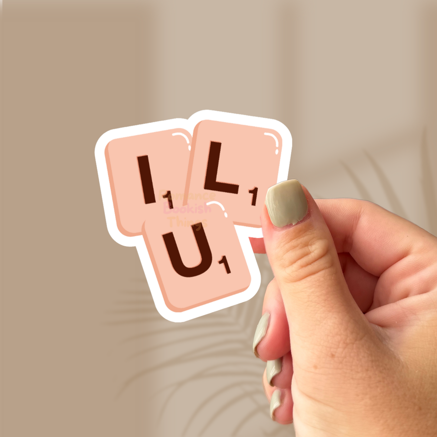 ILU Scrabble Sticker