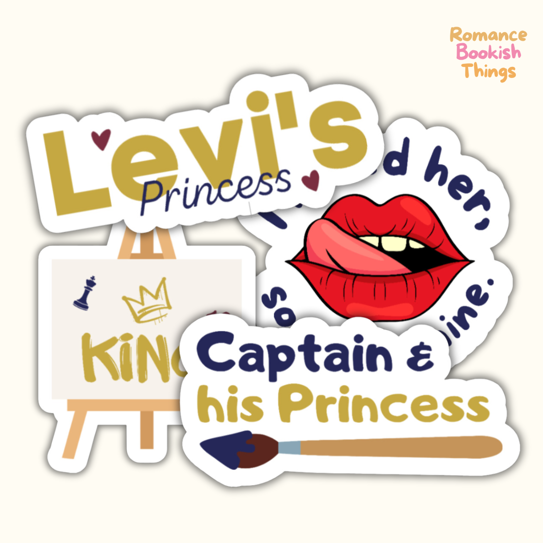 Cruel King Sticker Bundle Rina Kent Stickers Royal Elite Series Romance Bookish Things