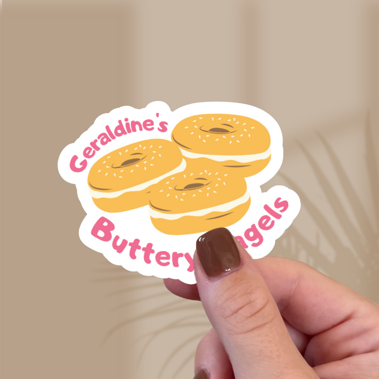 Geraldine's Buttery Bagels Sticker