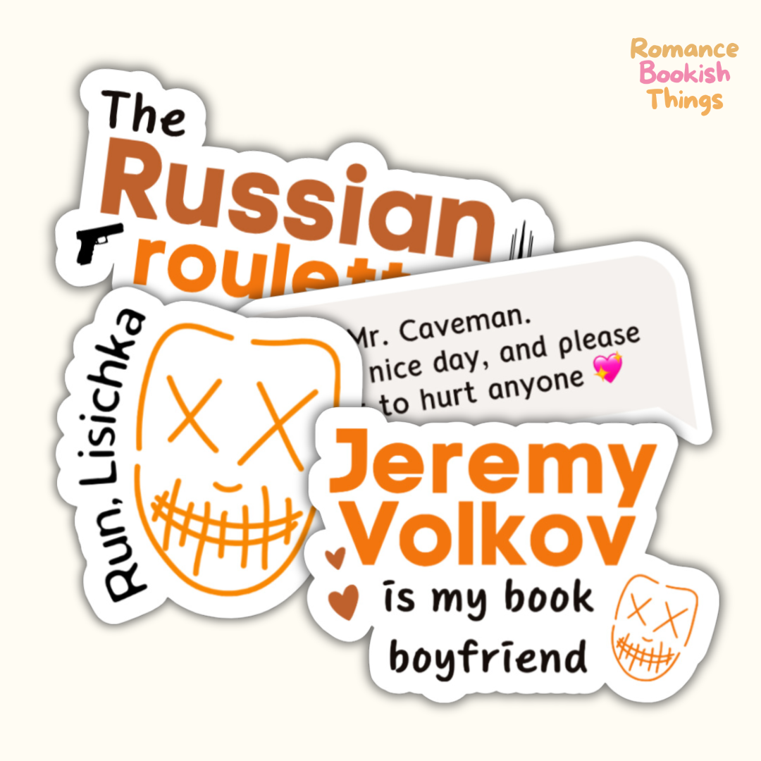 God of Wrath Sticker Bundle Legacy of Gods Rina Kent Stickers Romance Bookish Things