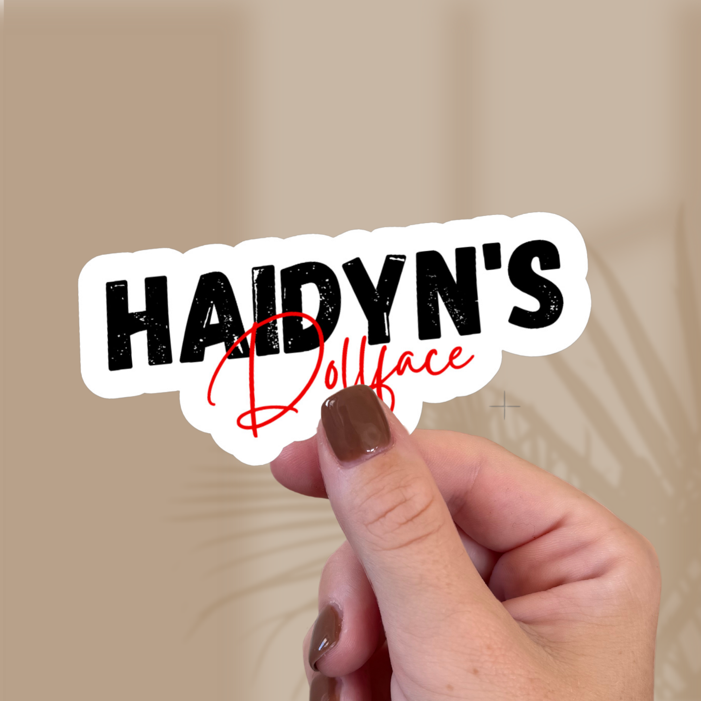 Haidyn's Dollface Sticker