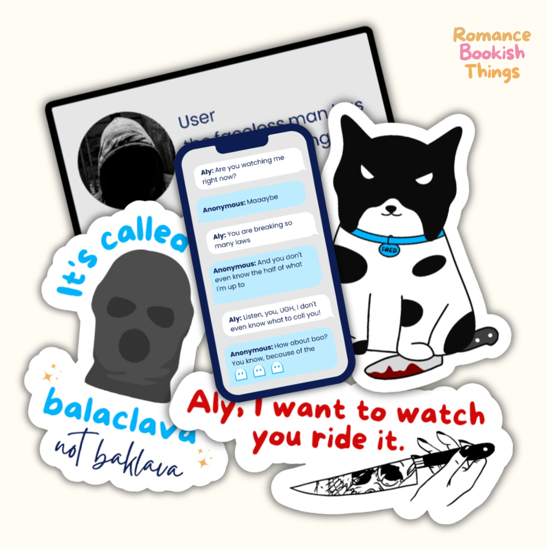 Lights Out Sticker Bundle Navessa Allen Merch Licensed Romance Bookish Things