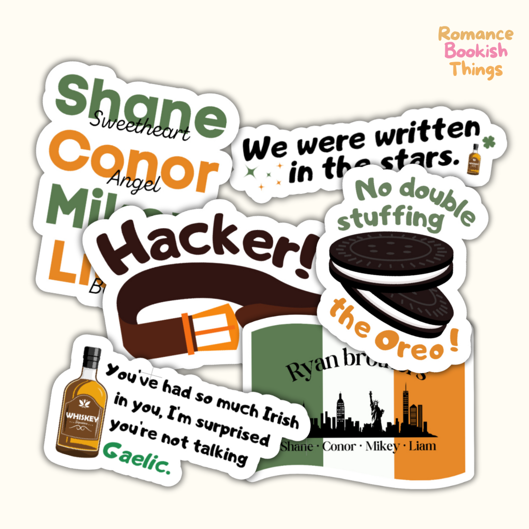 New York Ruthless Sticker Bundle Sadie Kincaid Stickers Romance Bookish Things