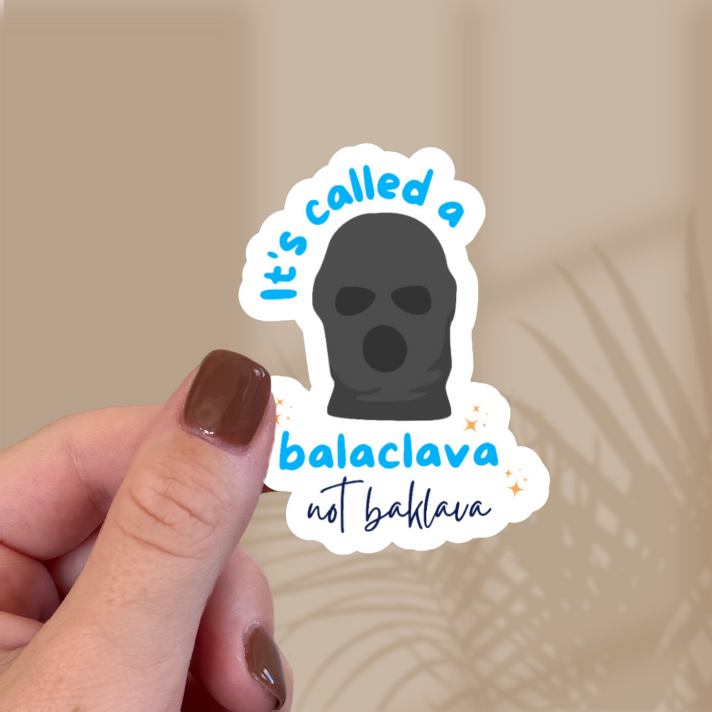 Balaclava Sticker