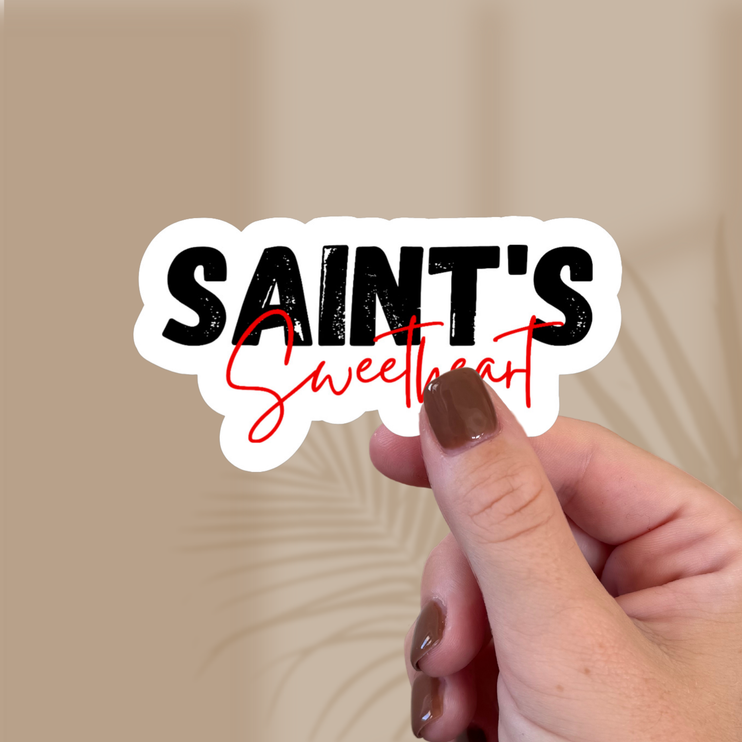 Saint's Sweetheart Sticker