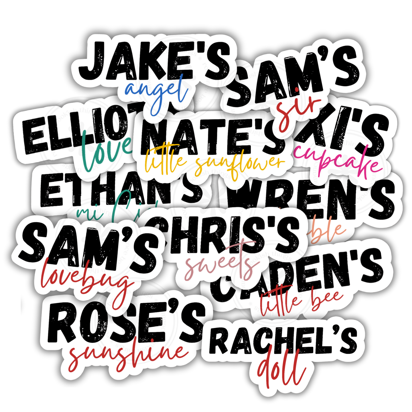 Lola King Character Nickname Stickers
