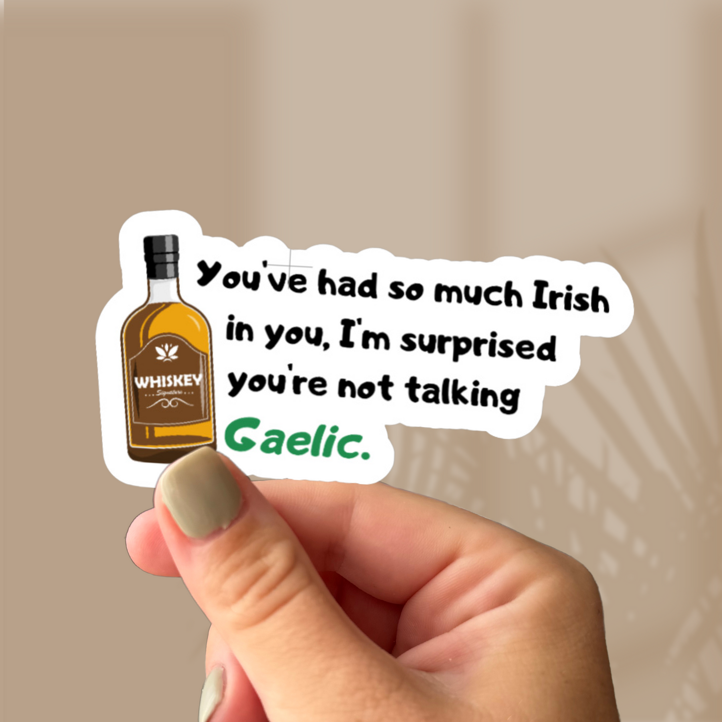 Talking Gaelic Sticker