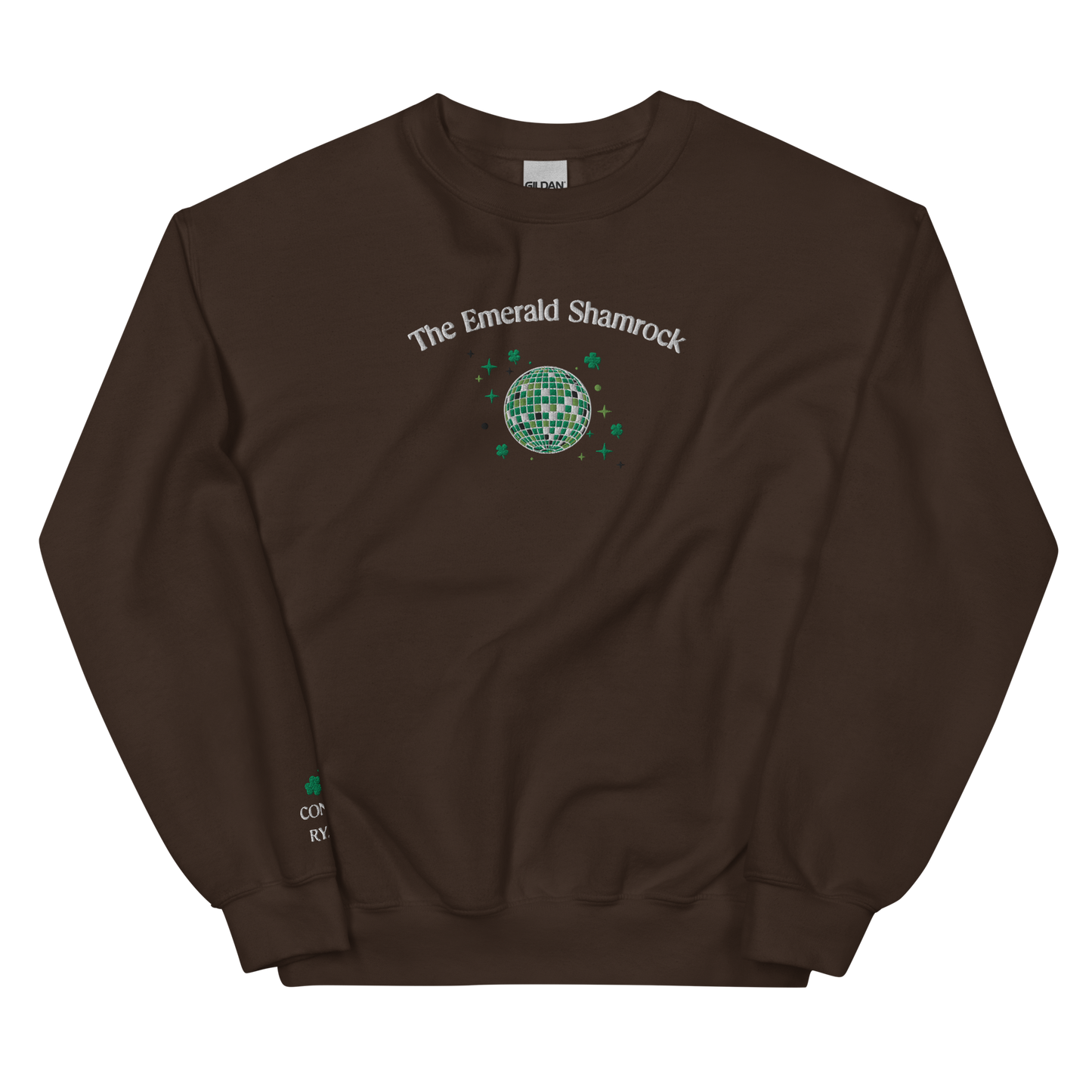 The Emerald Shamrock Embroidered Sweatshirt