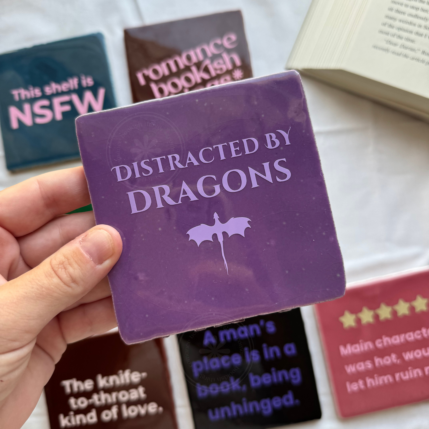 Distracted by Dragons Tile