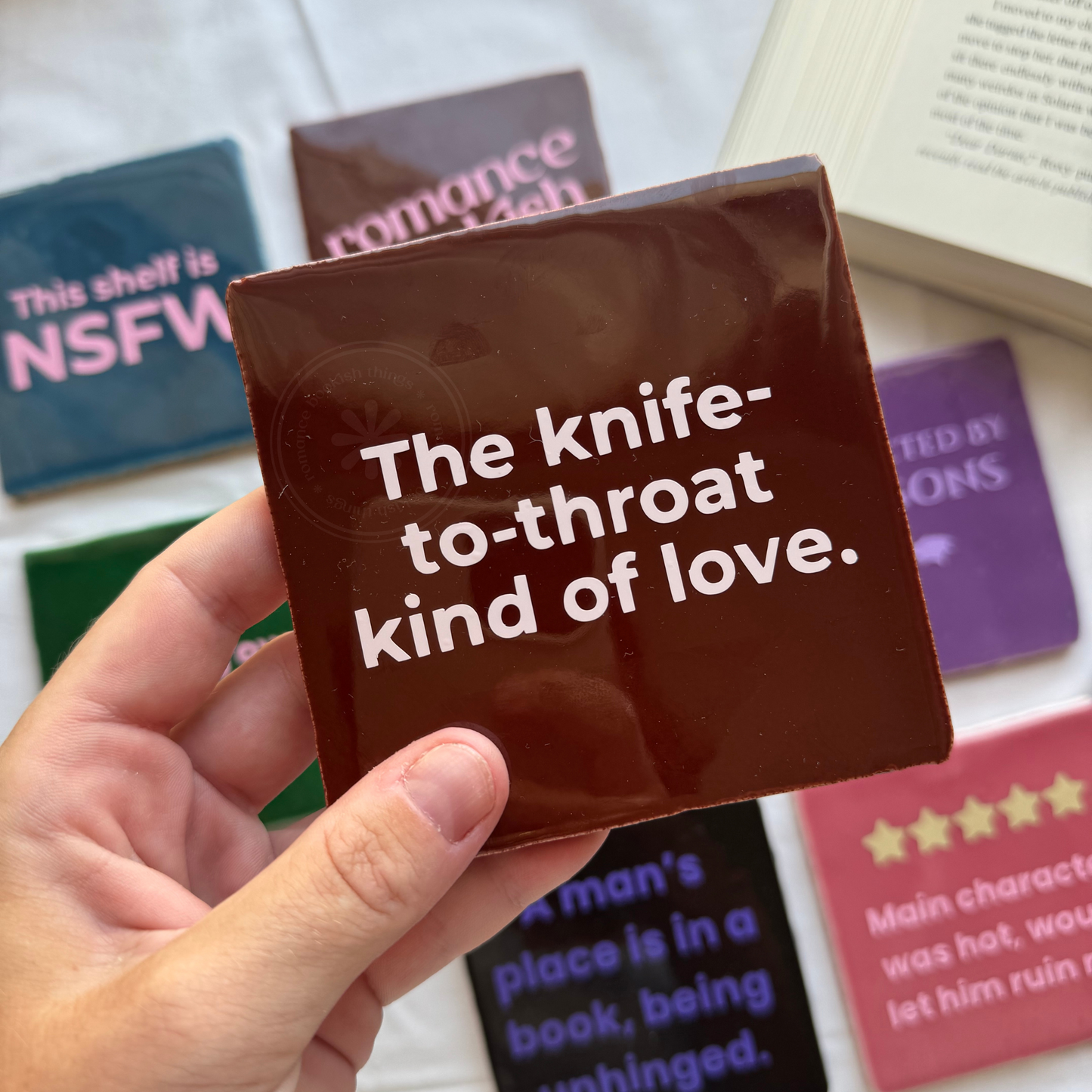 Knife-to-Throat Kind of Love Tile