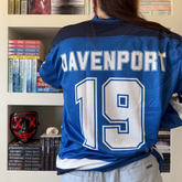 Model wearing Kane Davenport Vipers Jersey Rina Kent Merch