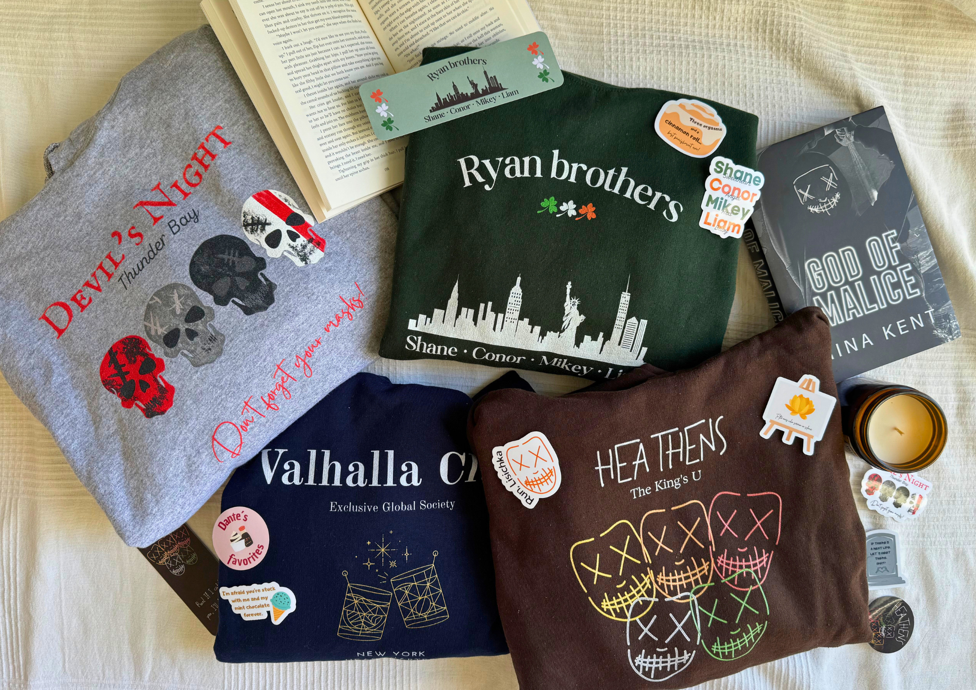 Licensed Book Merch and Romance Reader Apparel – Romance Bookish Things