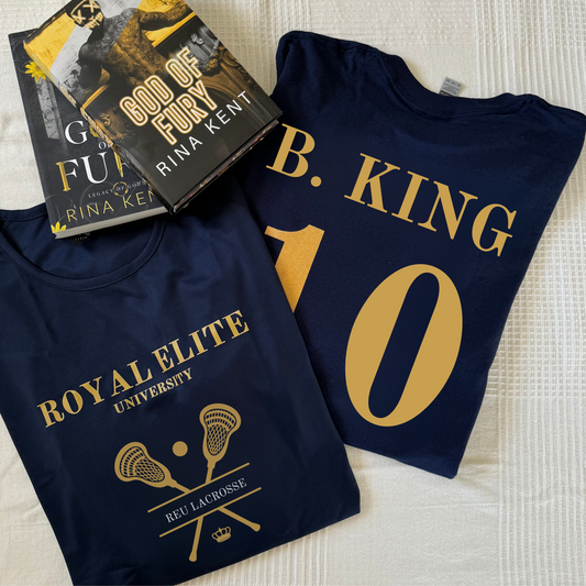 Brandon King Lacrosse Jersey Legacy of Gods Rina Kent Officially Licensed Romance Bookish Things
