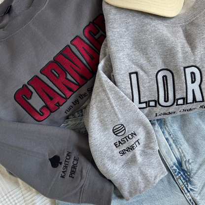 Carnage Embroidered Sweatshirt