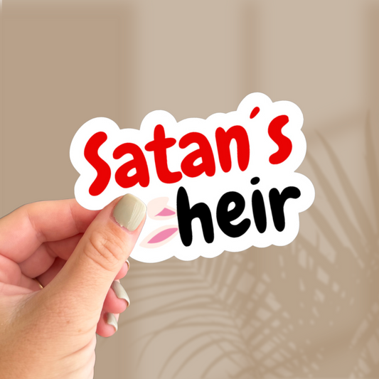 Satan's Heir Sticker