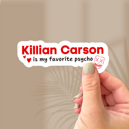 Killian Carson Psycho Sticker