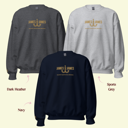 James & James Embroidered Sweatshirt