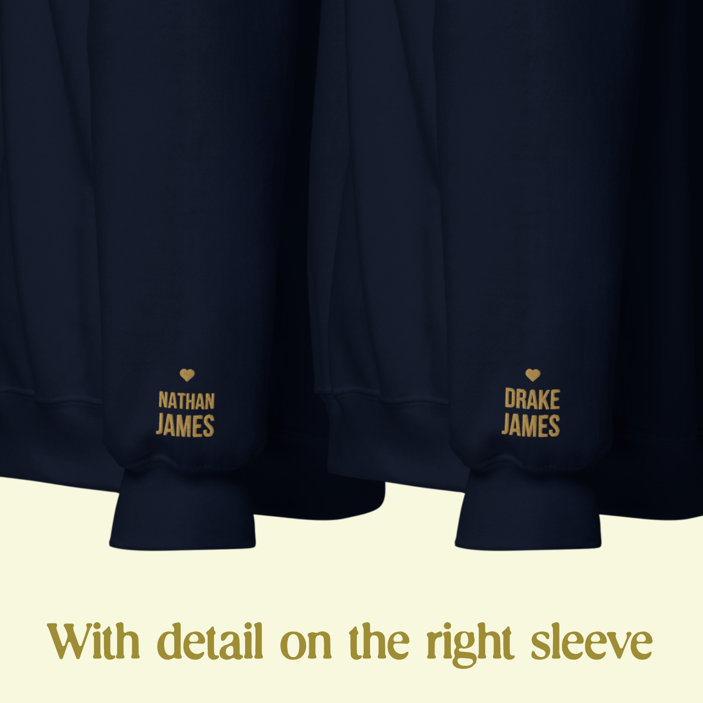 James & James Embroidered Sweatshirt