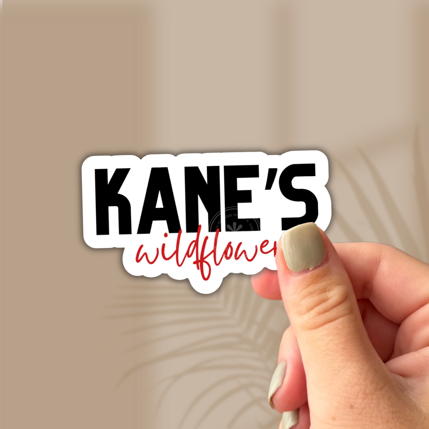 Kane´s wildflower Sticker