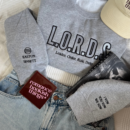 L.O.R.D.S Embroidered Sweatshirt
