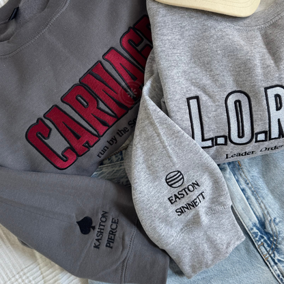 L.O.R.D.S Embroidered Sweatshirt