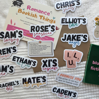 Notes College Peach Sticker