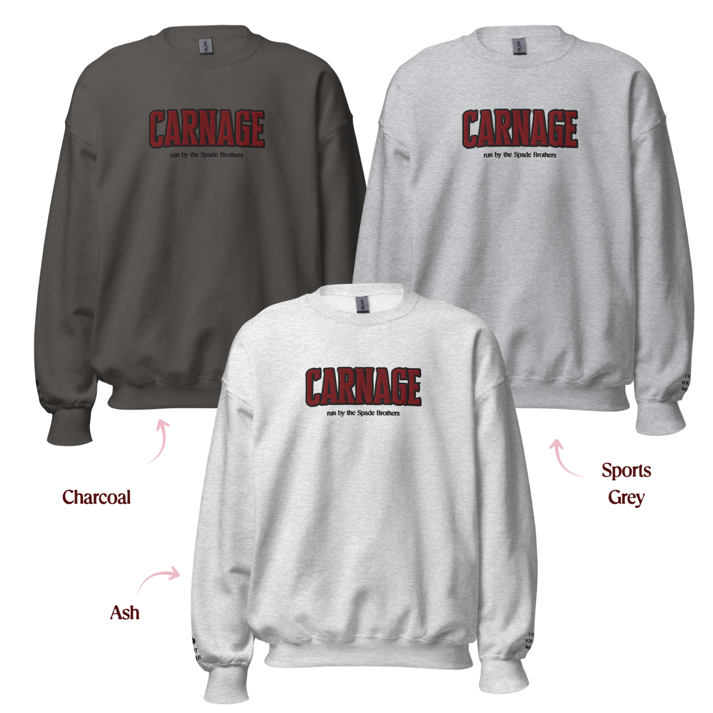 Carnage Embroidered Sweatshirt