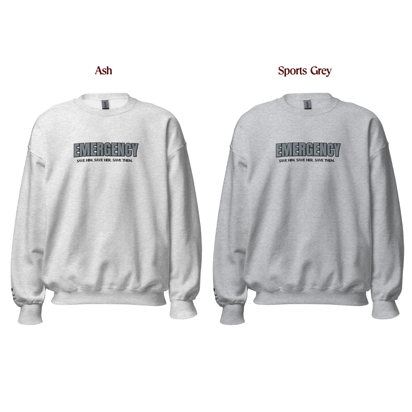 Tobias Mitchell Emergency Embroidered Sweatshirt