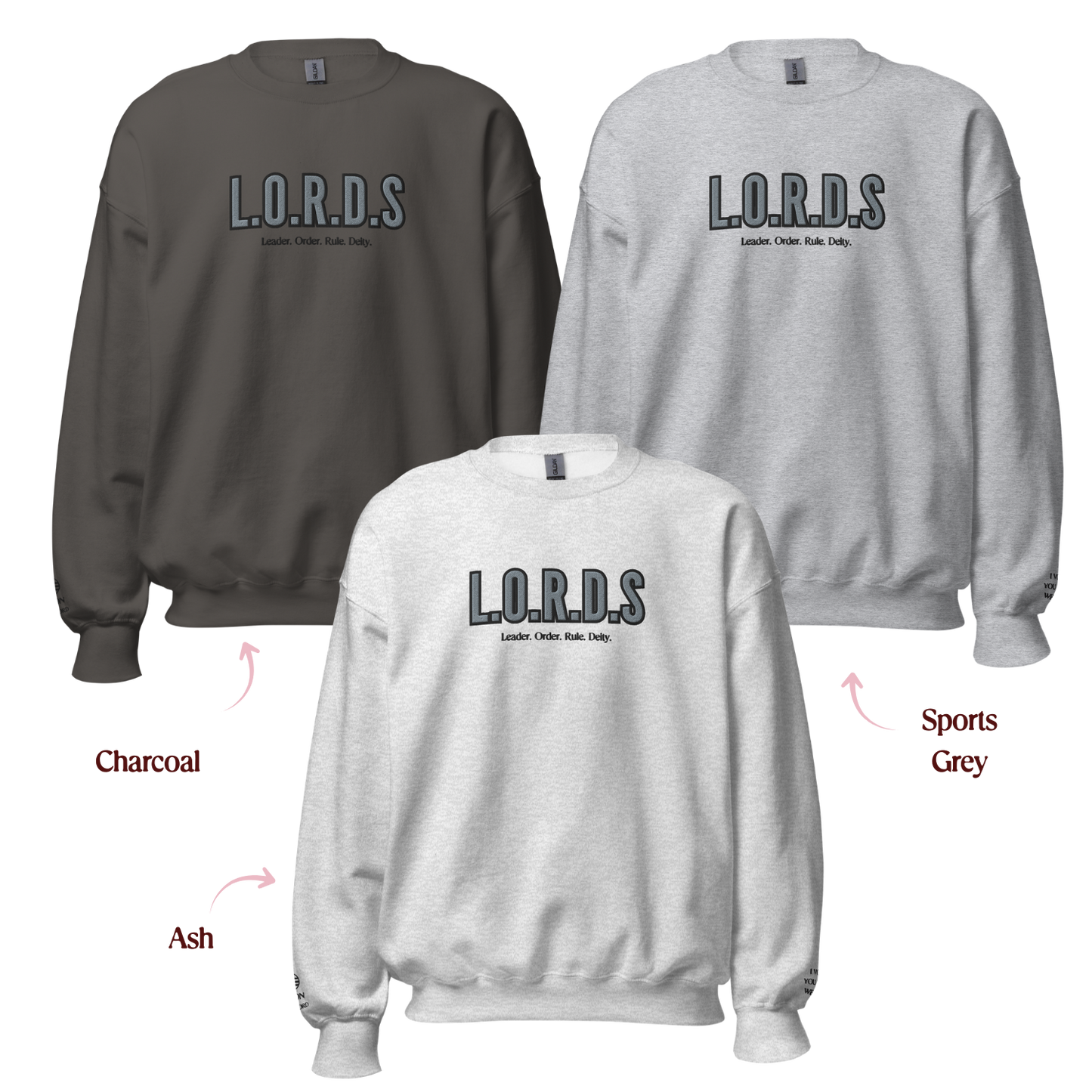 L.O.R.D.S Embroidered Sweatshirt