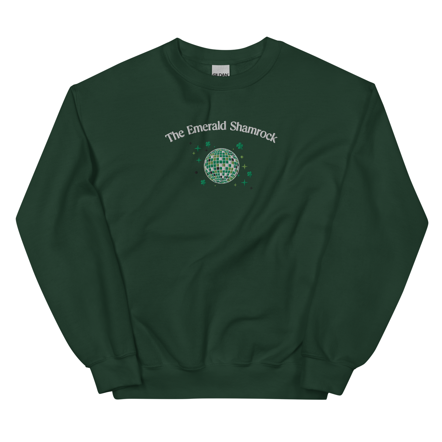 The Emerald Shamrock Embroidered Sweatshirt