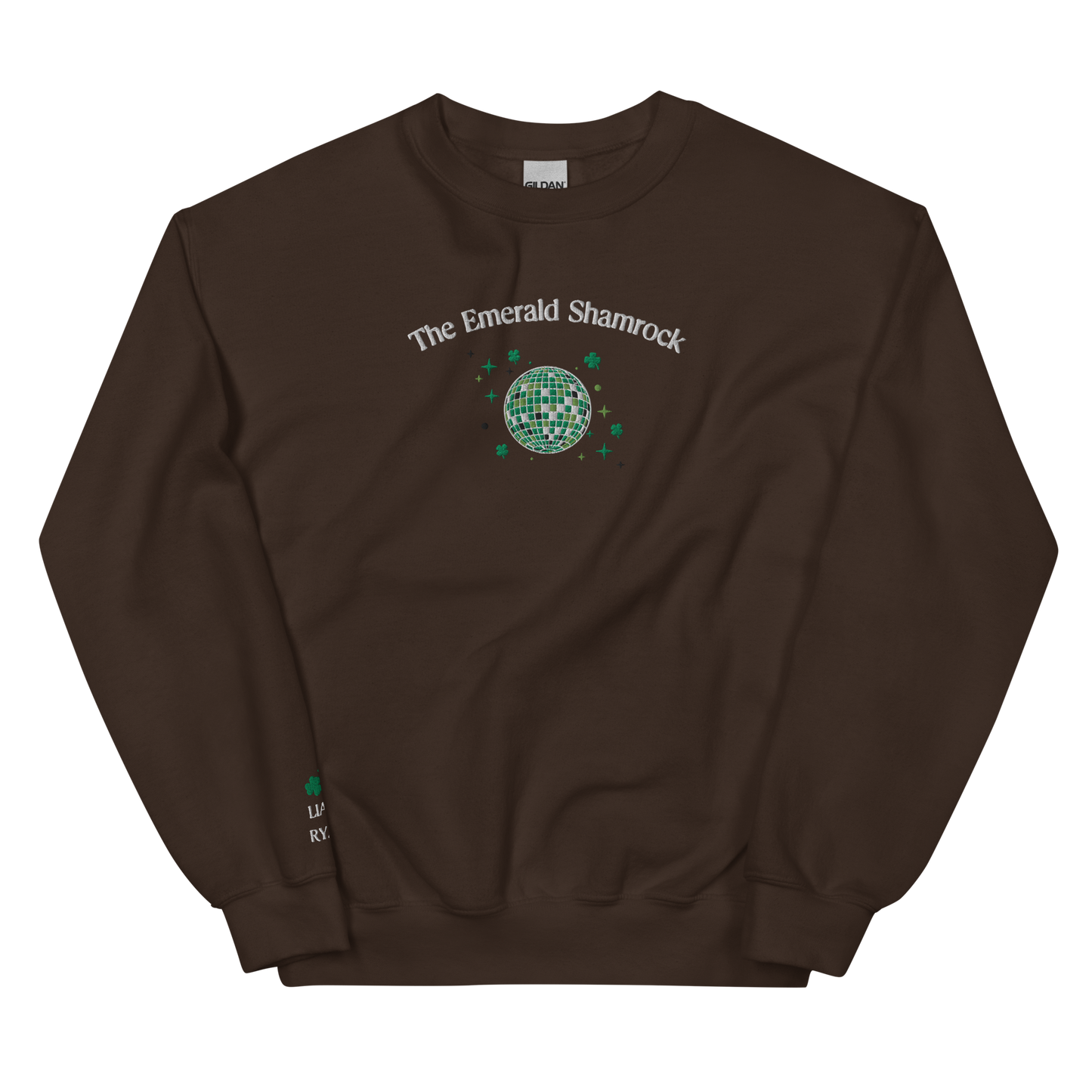 The Emerald Shamrock Embroidered Sweatshirt