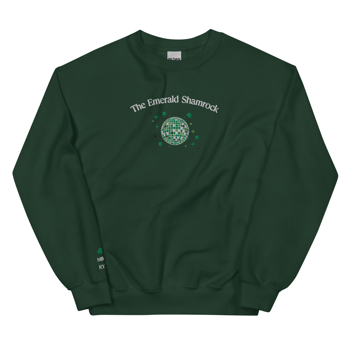 The Emerald Shamrock Embroidered Sweatshirt