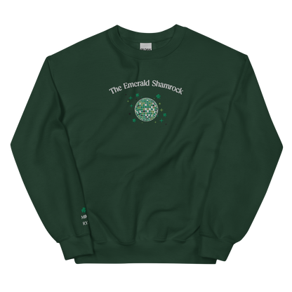The Emerald Shamrock Embroidered Sweatshirt