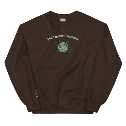 The Emerald Shamrock Embroidered Sweatshirt