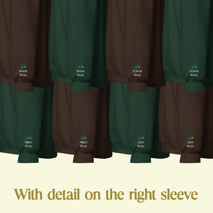 The Emerald Shamrock Embroidered Sweatshirt