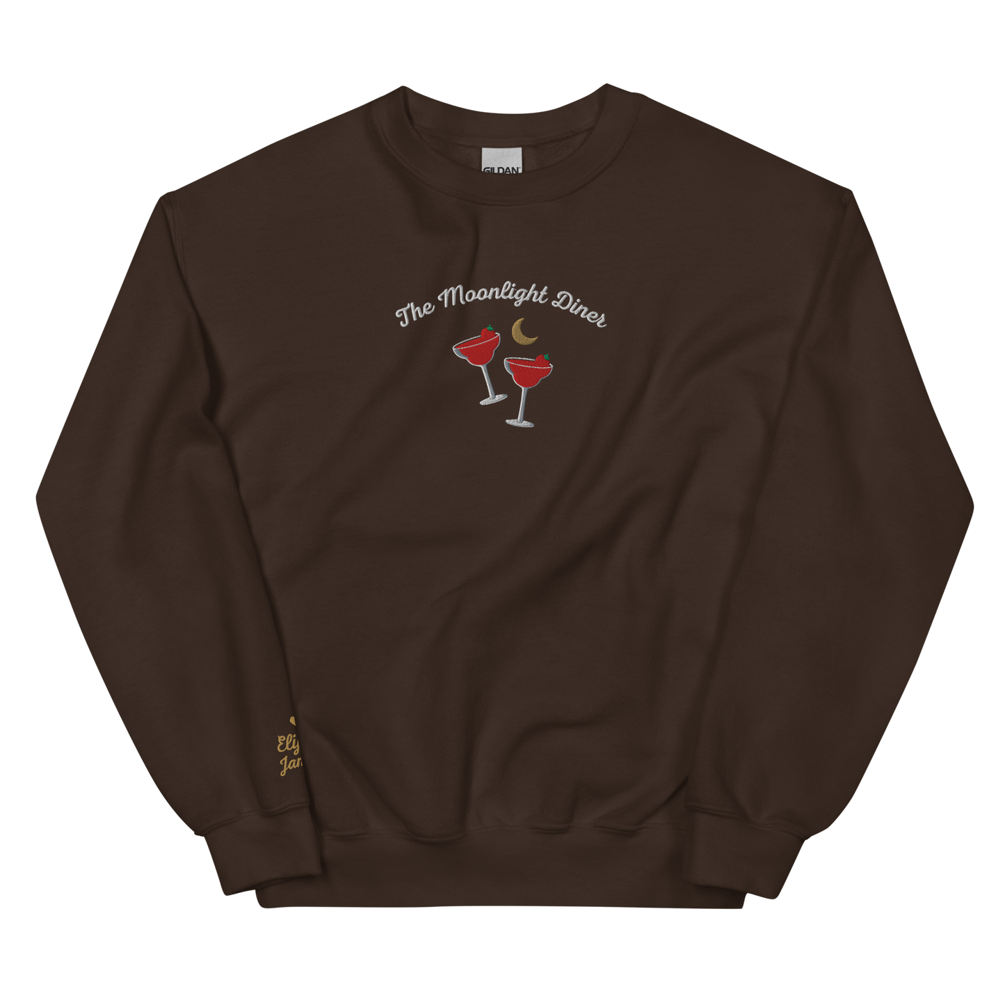 The Moonlight Diner Embroidered Sweatshirt