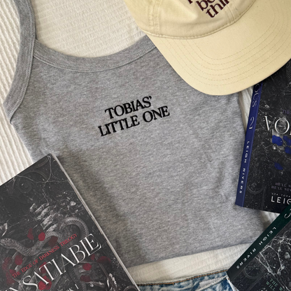 Tobias Mitchell Little One tank top flat lay detail