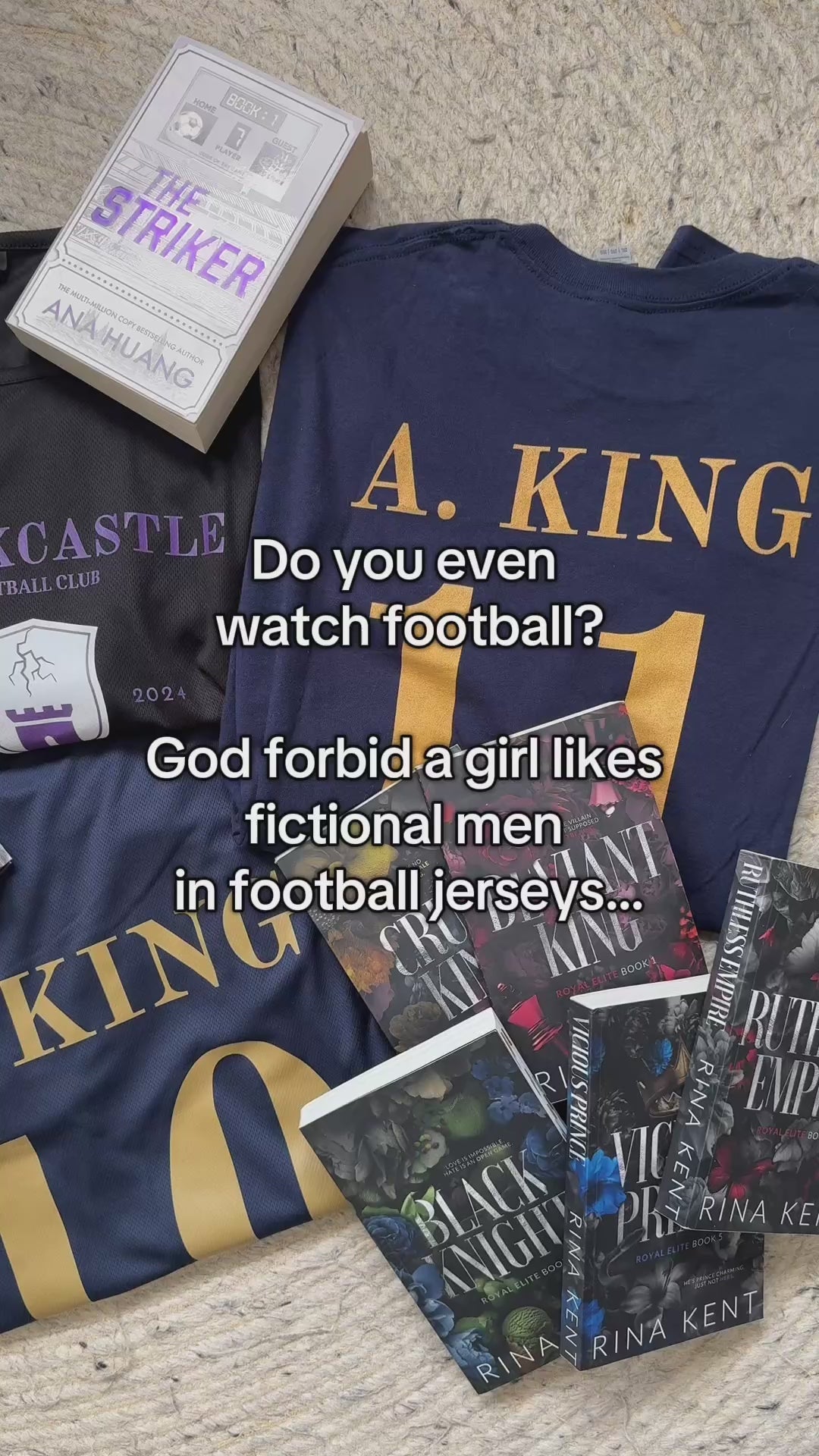 Brandon King Jersey - Legacy of Gods Merch | Romance Bookish Things