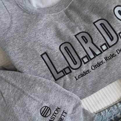 L.O.R.D.S Embroidered Sweatshirt