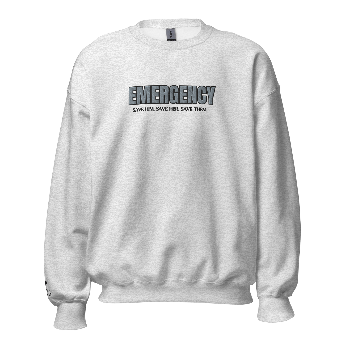 Tobias Mitchell Emergency Embroidered Sweatshirt