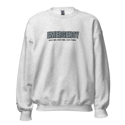 Tobias Mitchell Emergency Embroidered Sweatshirt