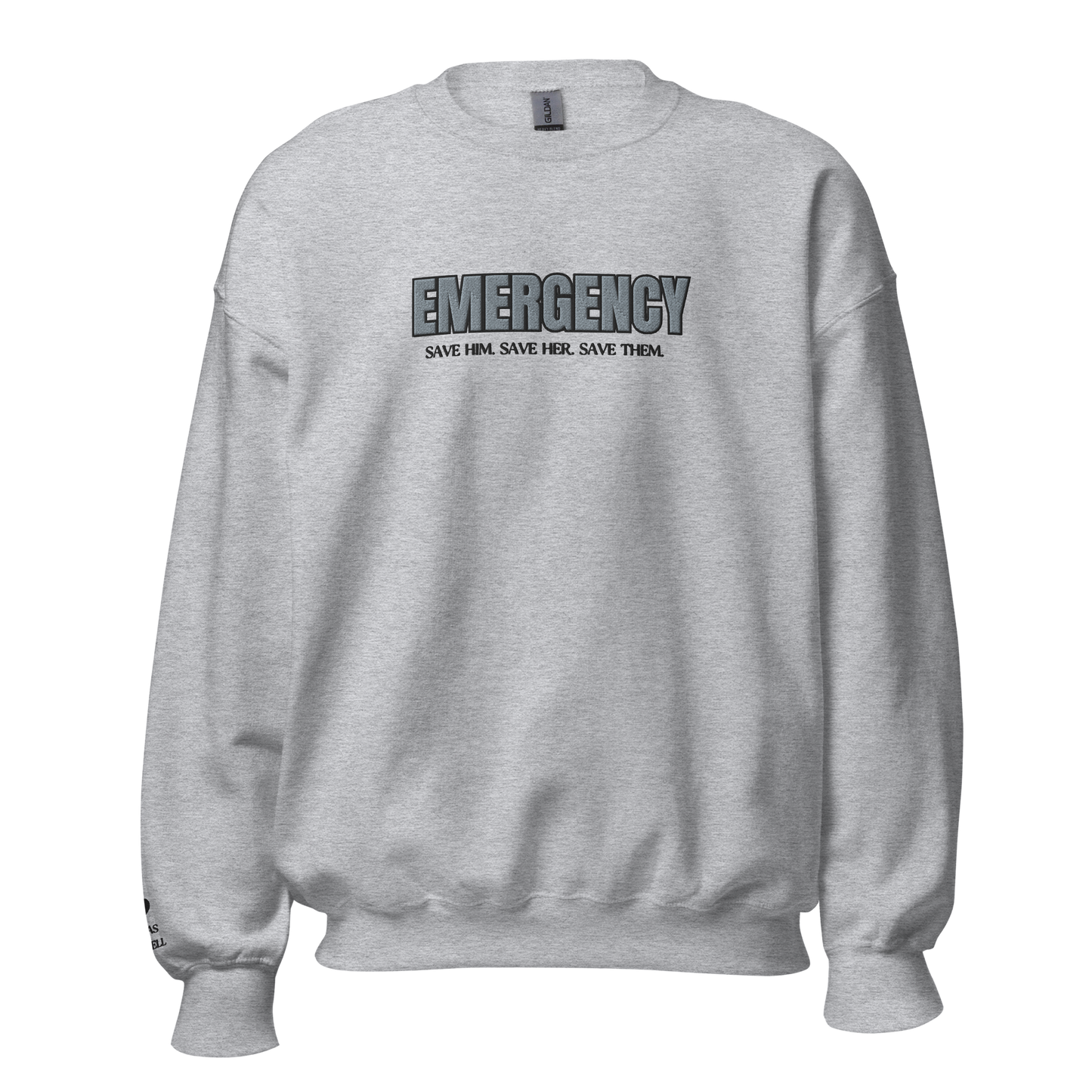 Tobias Mitchell Emergency Embroidered Sweatshirt